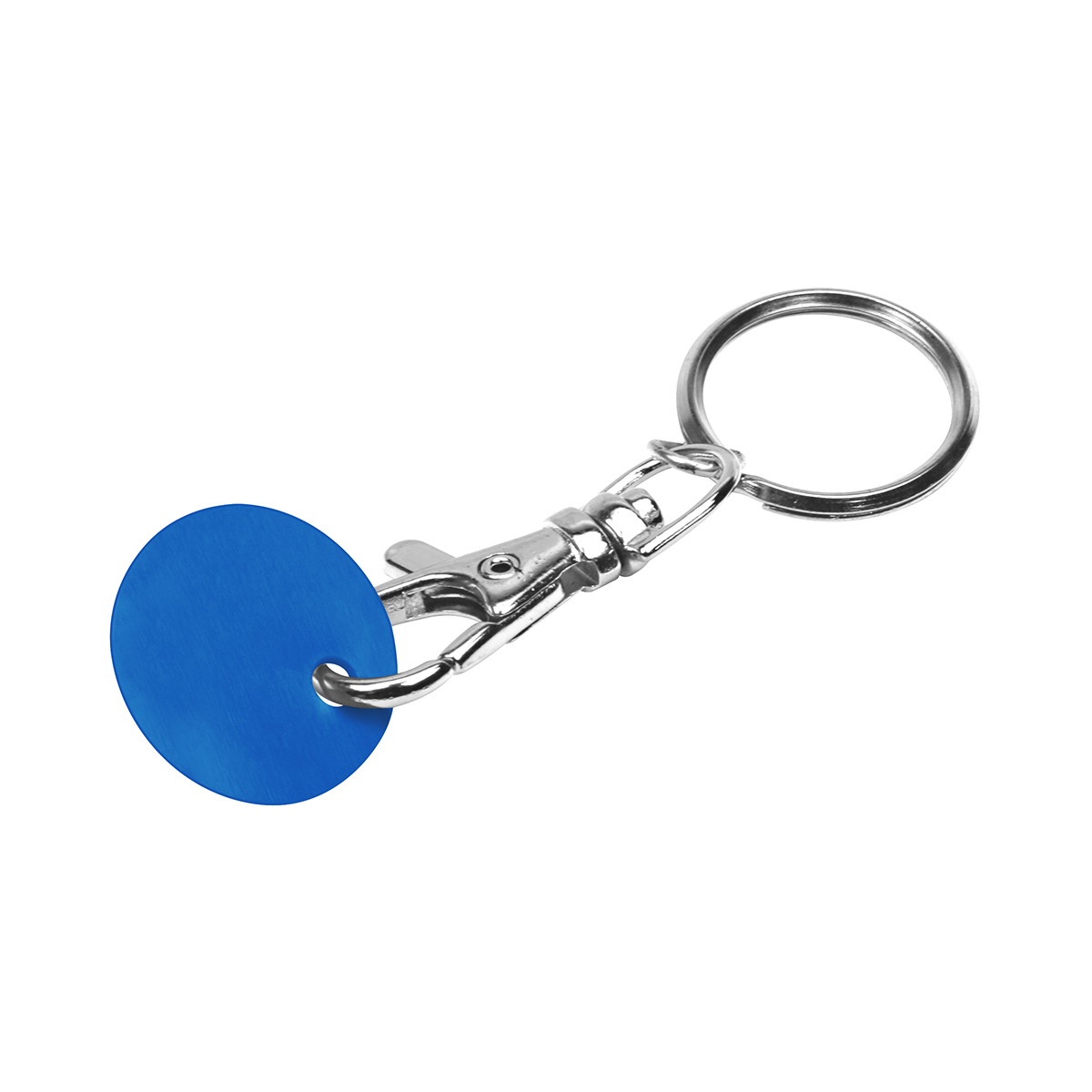 Metall-Karabinerhaken "Omega", blau · S