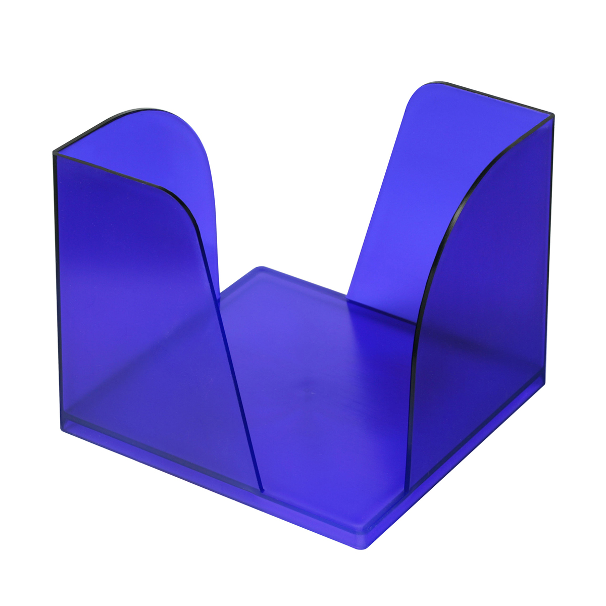 Zettelbox "Gamma", gefrostet blau