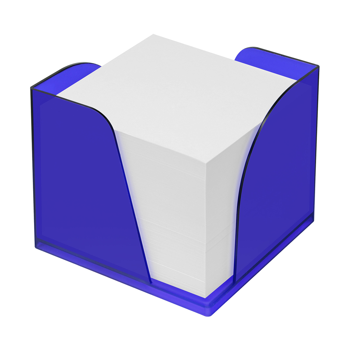 Zettelbox "Gamma", gefrostet blau