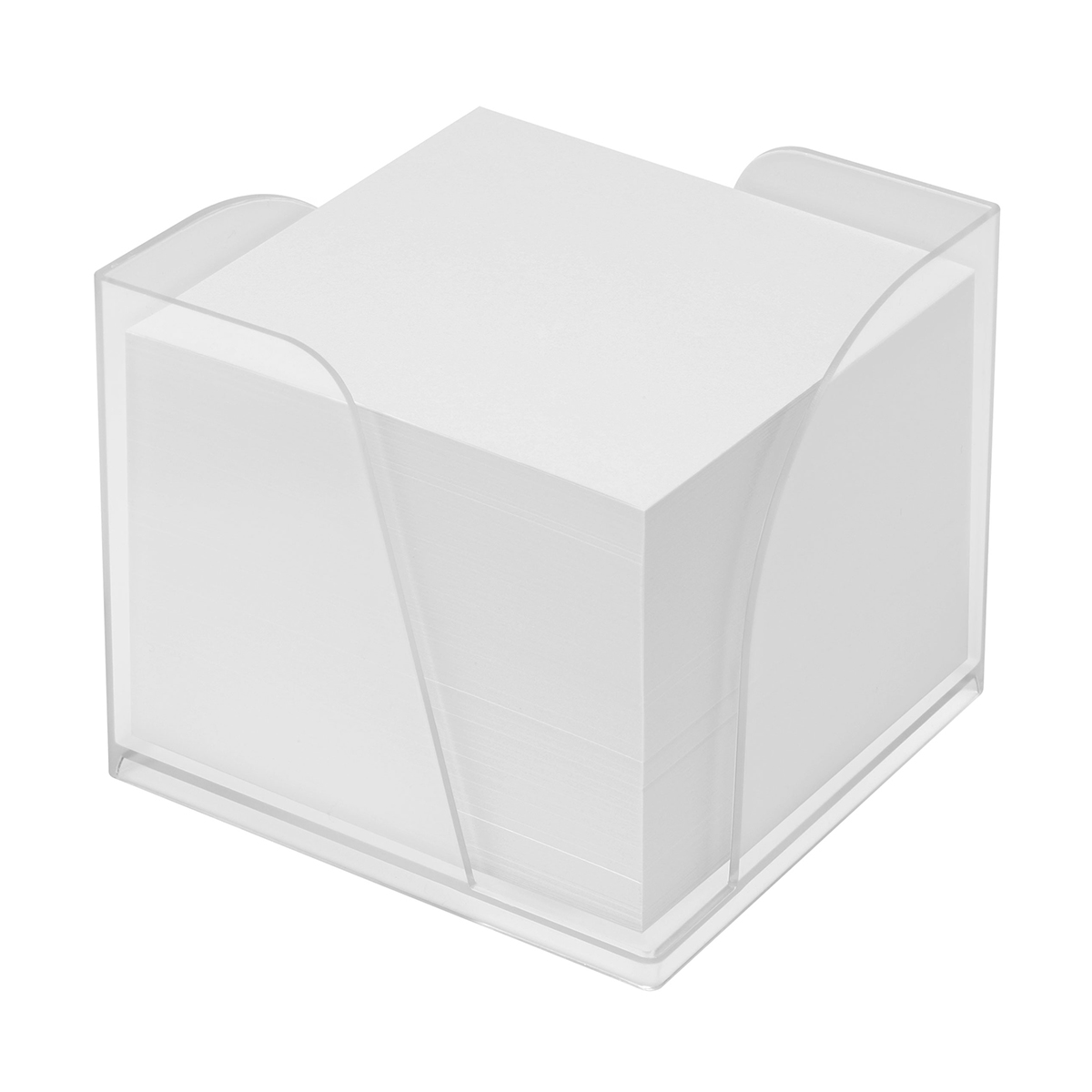 Zettelbox "Gamma", gefrostet transparent