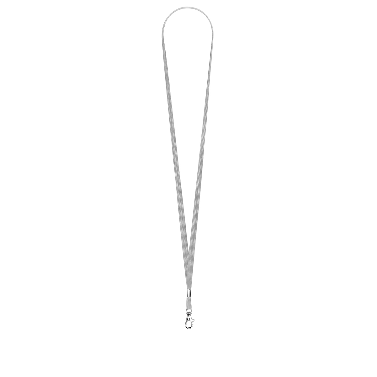 Schlüsselband/Lanyard "Schlauch", ca. Pantone cool gray 6C