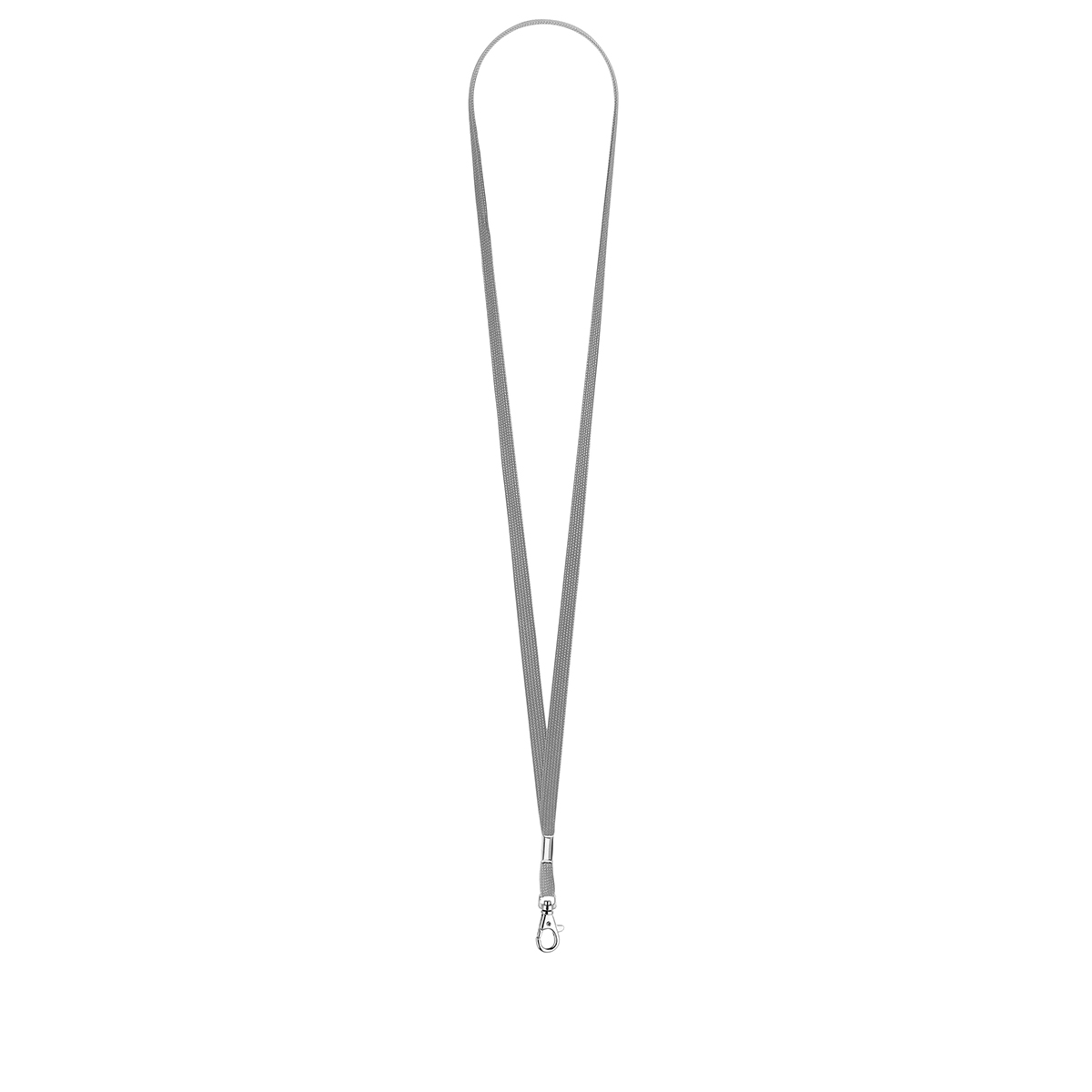 Schlüsselband/Lanyard "Schlauch", ca. Pantone cool gray 8C