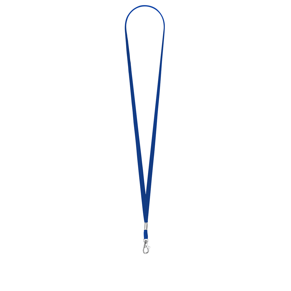 Schlüsselband/Lanyard "Schlauch", ca. Pantone Reflex blue C