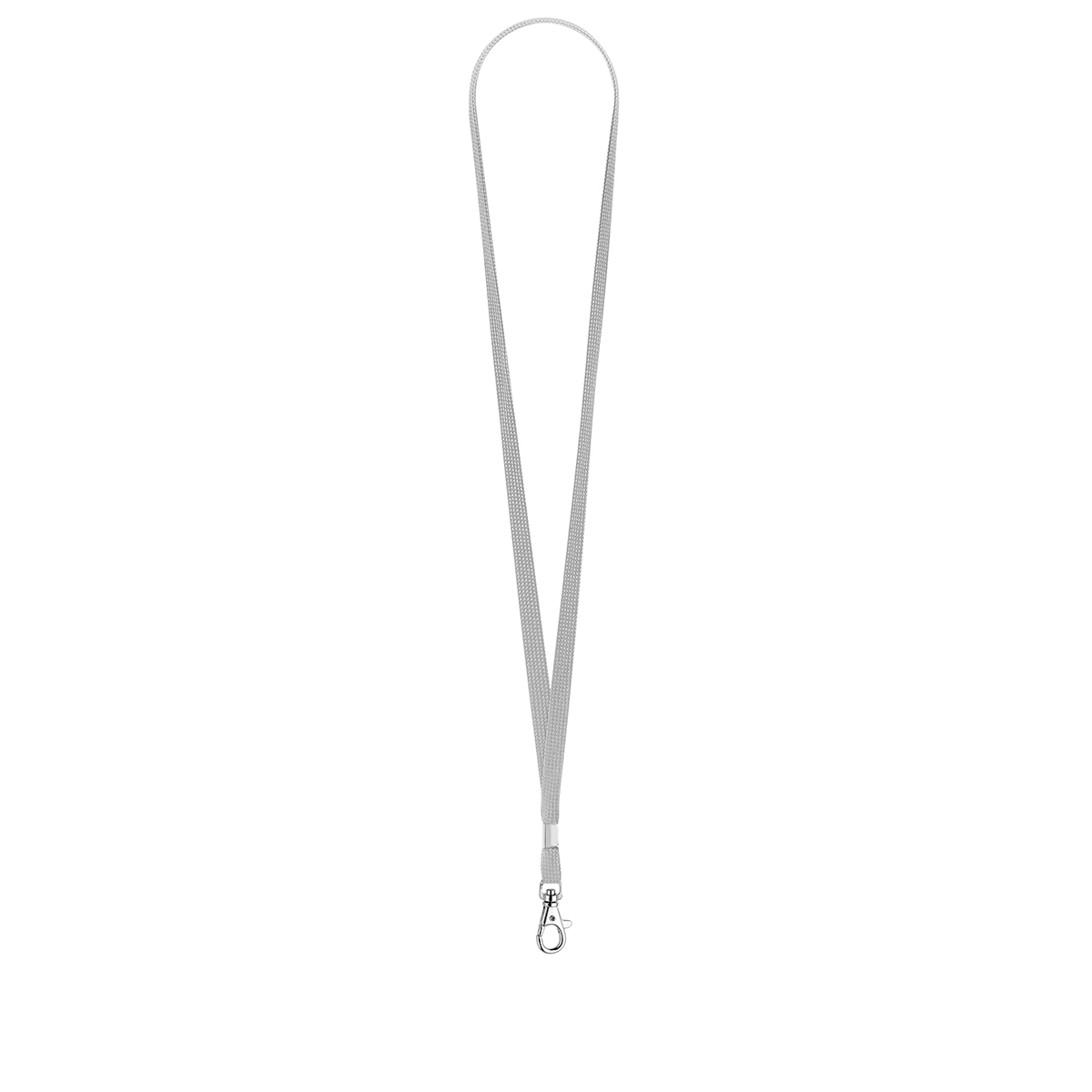 Schlüsselband/Lanyard "Schlauch", ca. Pantone cool gray 6C