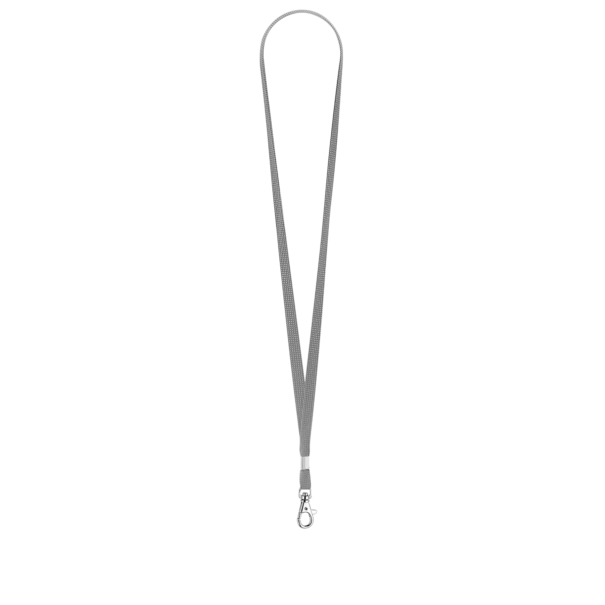 Schlüsselband/Lanyard "Schlauch", ca. Pantone cool gray 8C