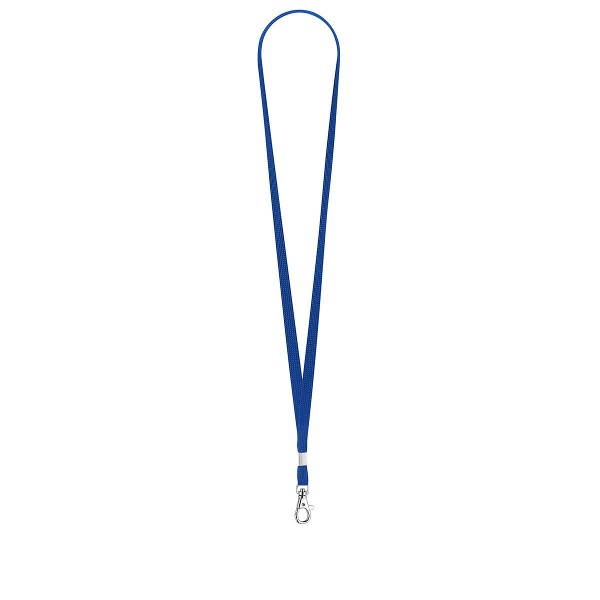 Schlüsselband/Lanyard "Schlauch", ca. Pantone Reflex blue C