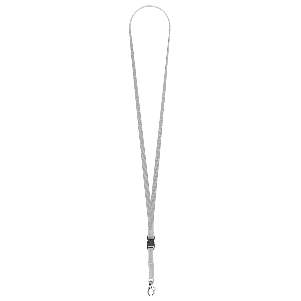 Schlüsselband/Lanyard "Schlauch", ca. Pantone cool gray 6C