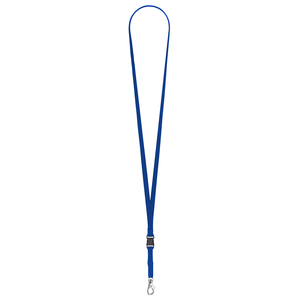Schlüsselband/Lanyard "Schlauch", ca. Pantone Reflex blue C