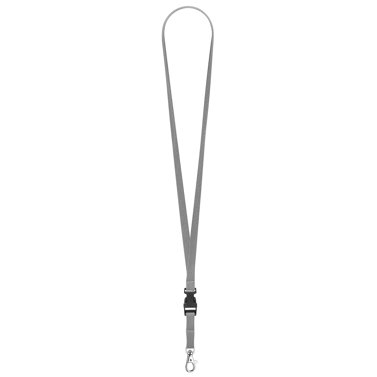 Schlüsselband/Lanyard "Schlauch", ca. Pantone cool gray 8C