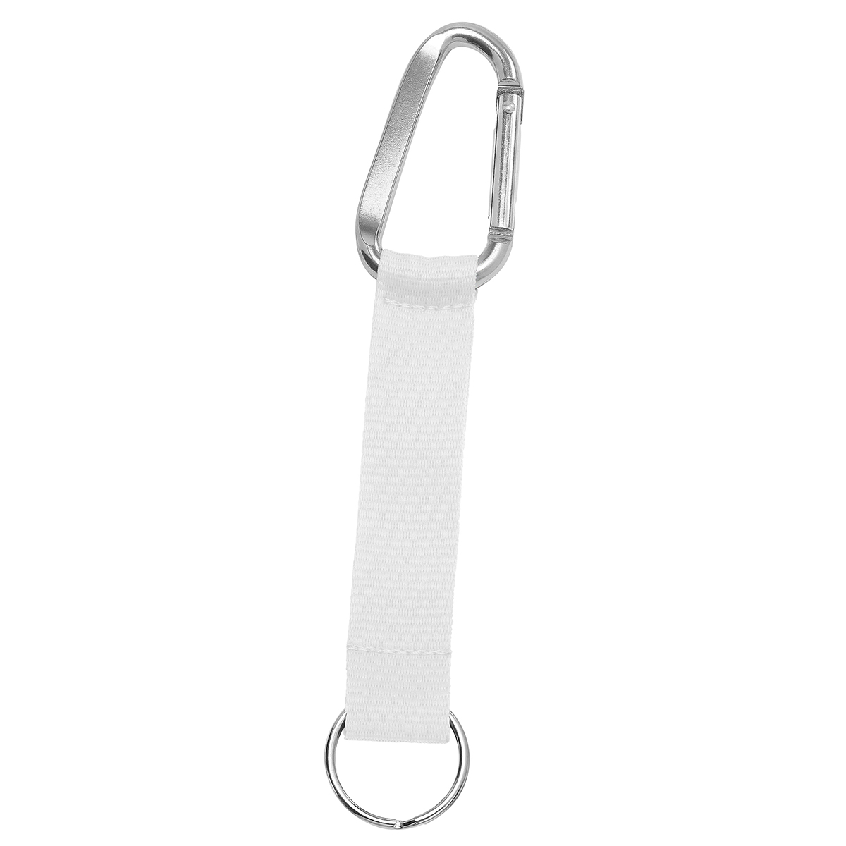 Kurz-Schlüsselband/Kurz-Lanyard "Duo", weiß · S