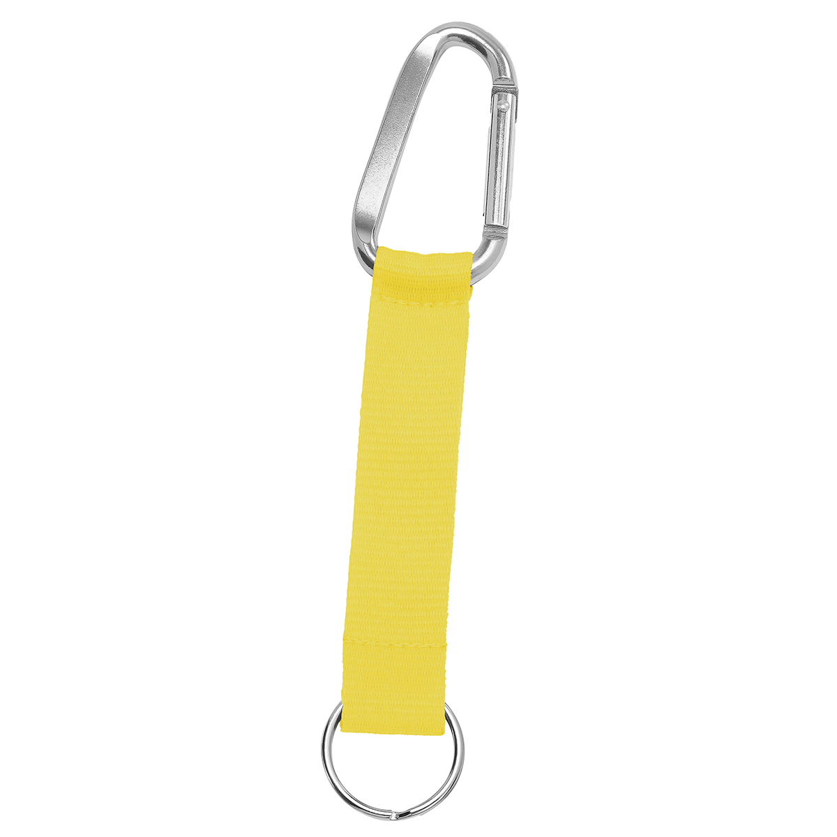 Kurz-Schlüsselband/Kurz-Lanyard "Duo", ca. Pantone yellow C · S