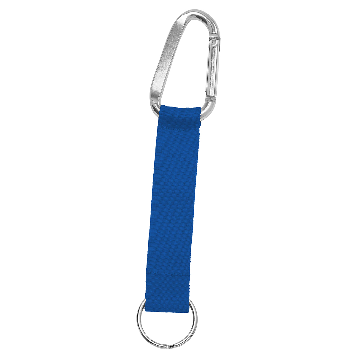 Kurz-Schlüsselband/Kurz-Lanyard "Duo", ca. Pantone Reflex blue C · S