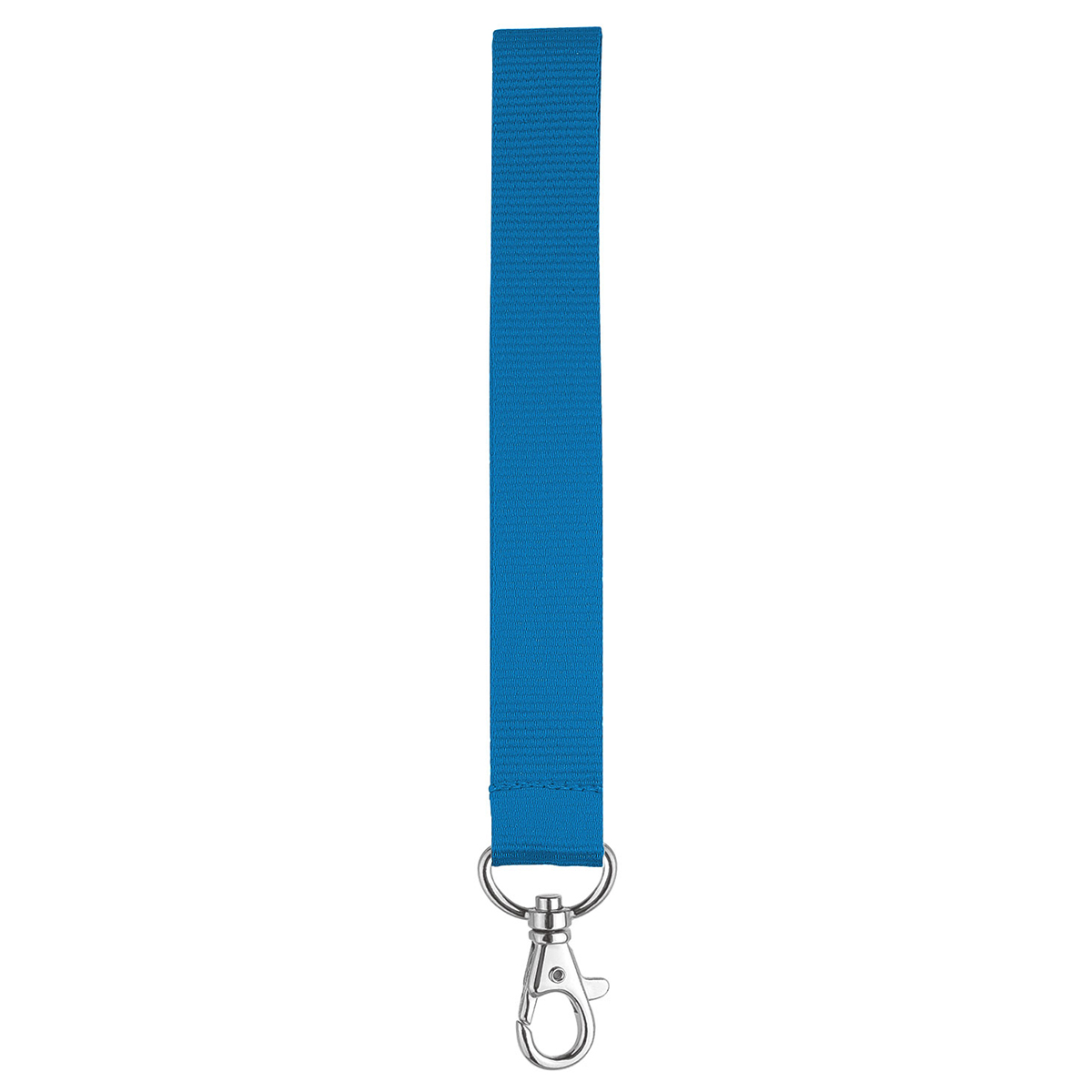 Kurz-Lanyard mit Standardkarabiner,, ca. Pantone process cyan C