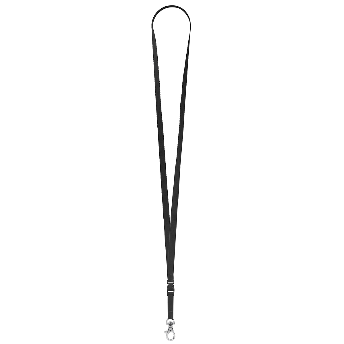 Schlüsselband/Lanyard "Standard", schwarz