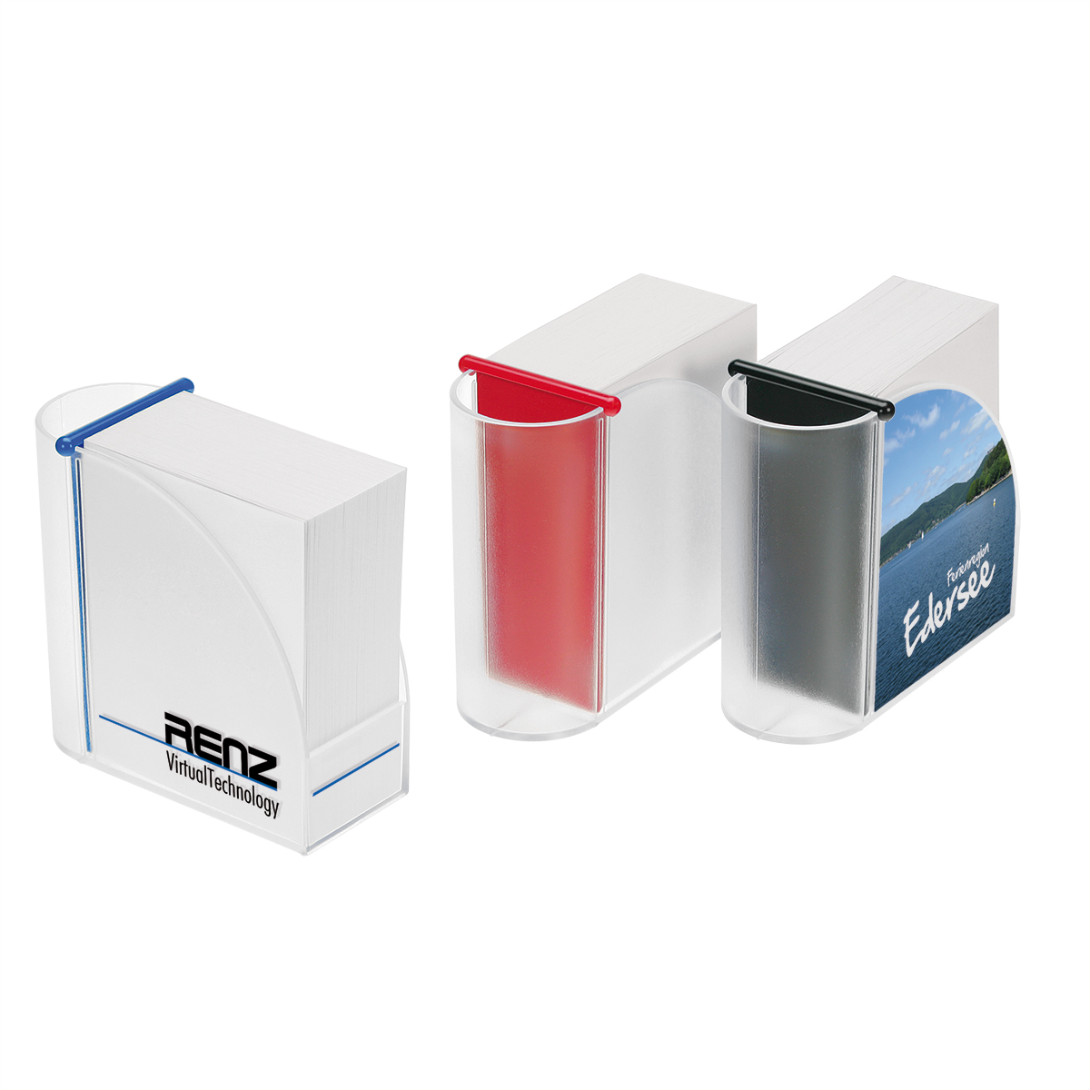 Zettelbox mit Köcher "Design"
