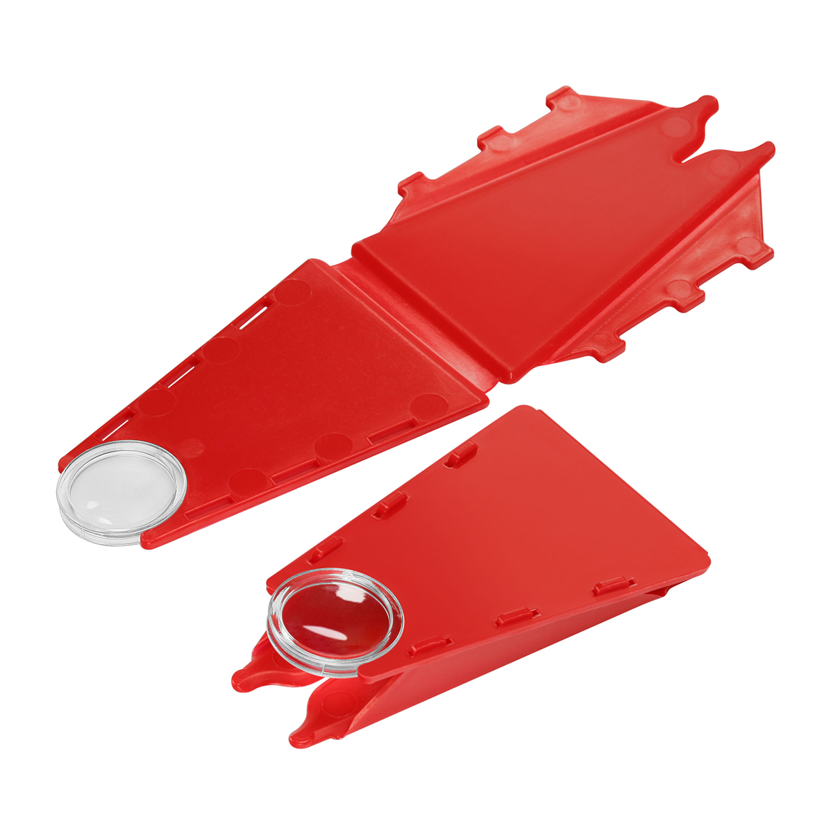 Zeckenentferner mit Lupe, rot