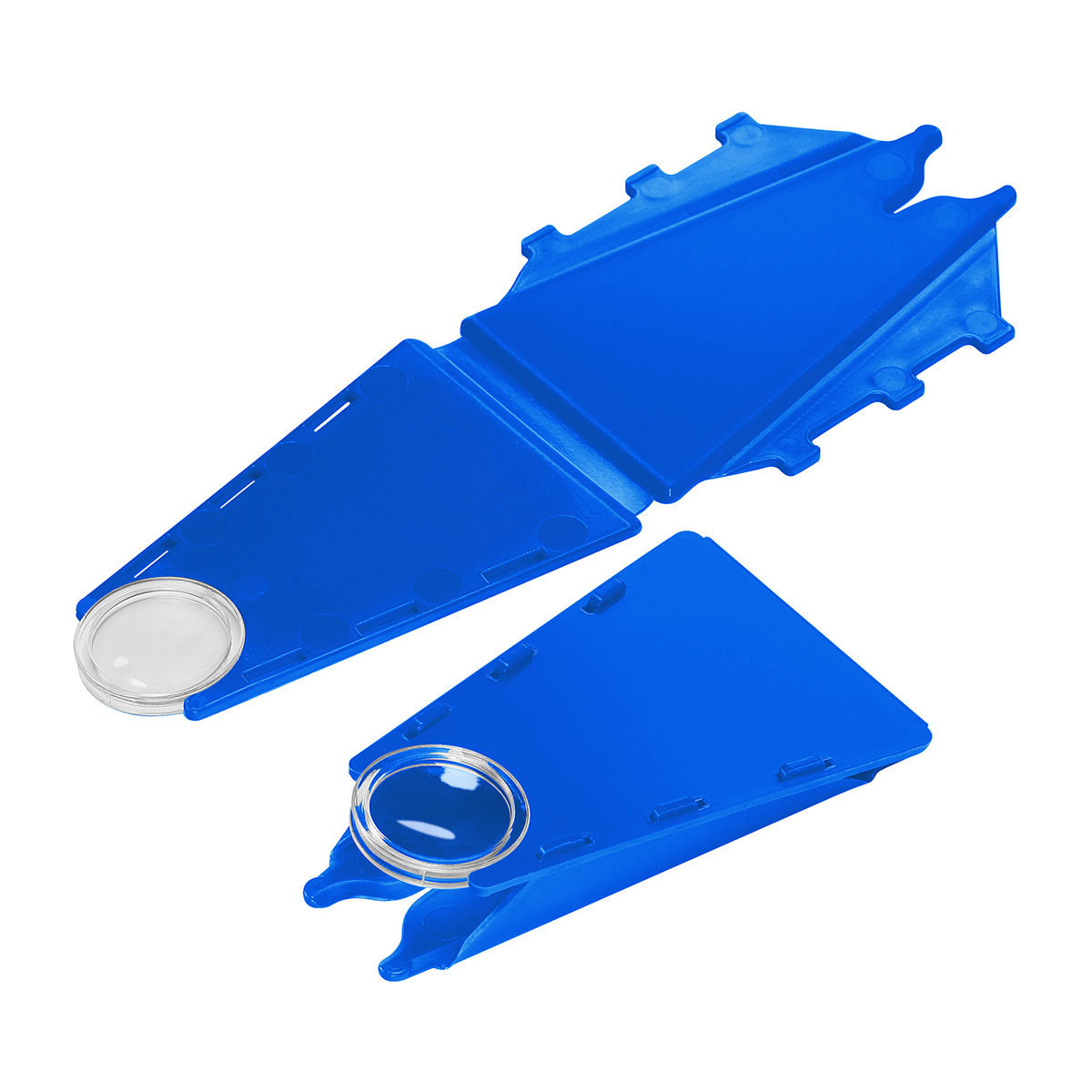 Zeckenentferner mit Lupe, blau