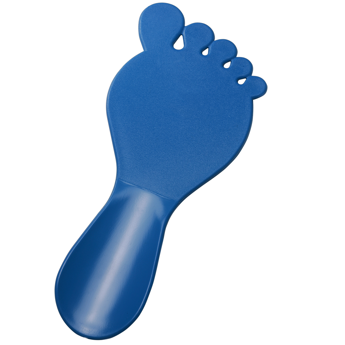 Schuhlöffel "Fuß", blau