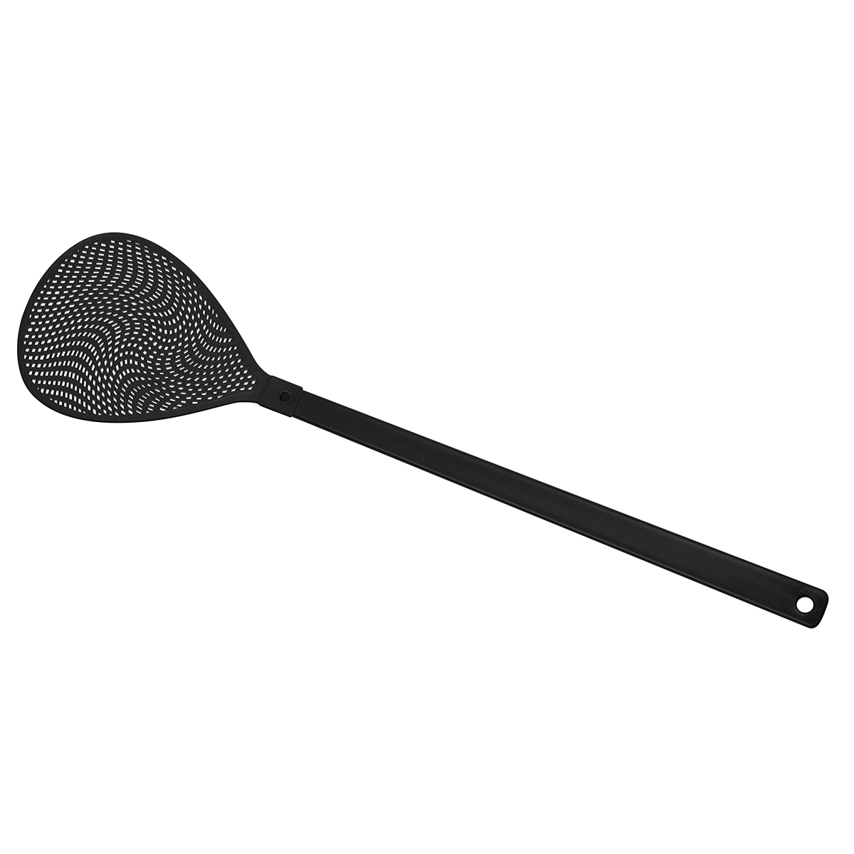 Fliegenklatsche "Oval", Griff schwarz, Klatsche schwarz