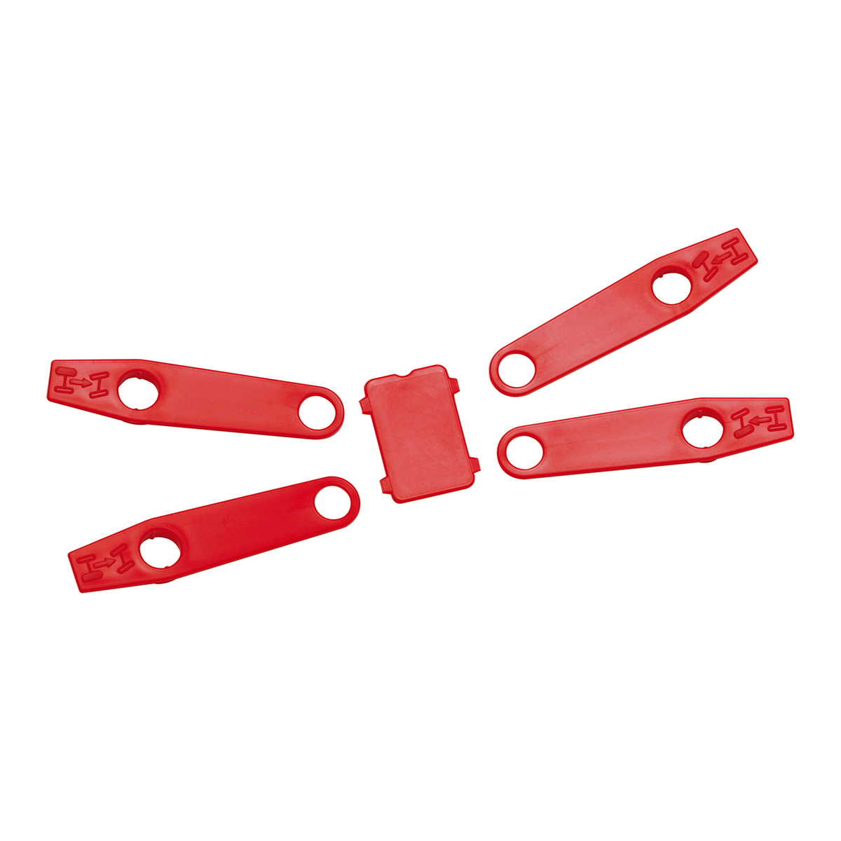 Reifenkennzeichnungs-Set, rot