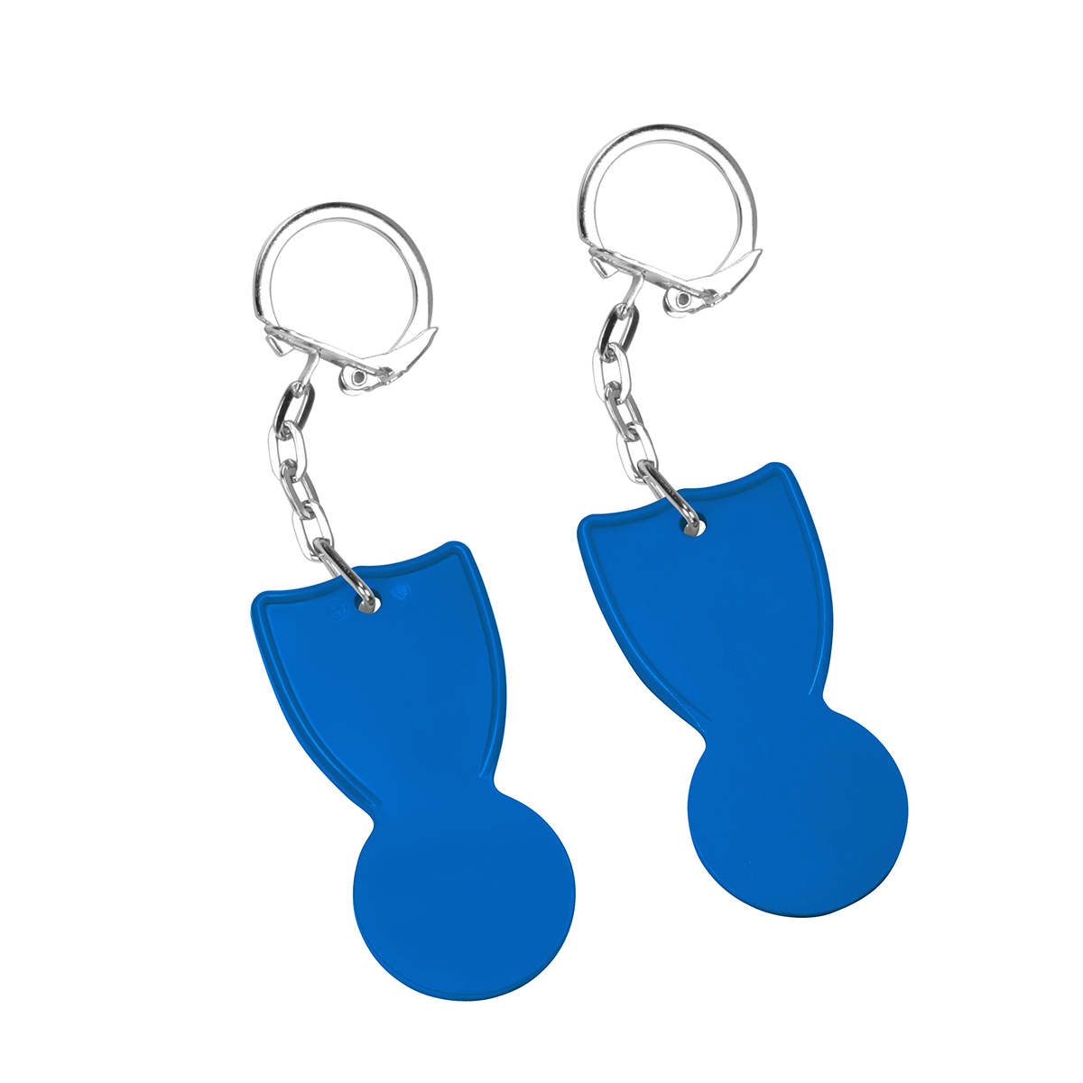 Einkaufswagenlöser, blau