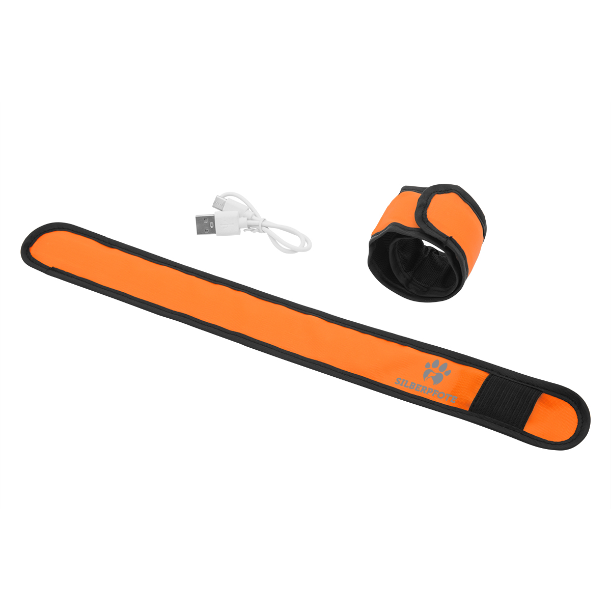 LED-Klackarmband, orange