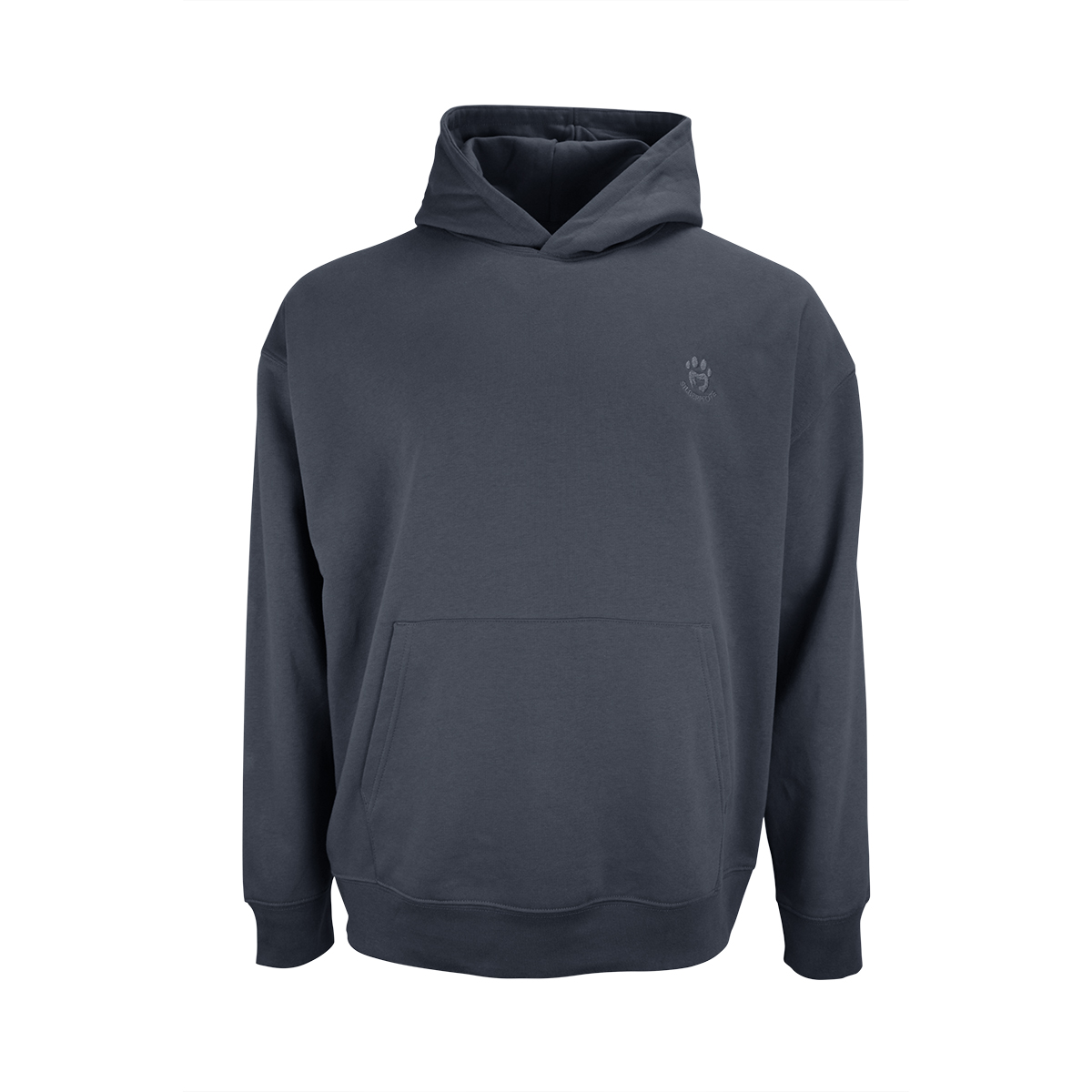 Sweatshirt Flow mit Kapuze, India Grey