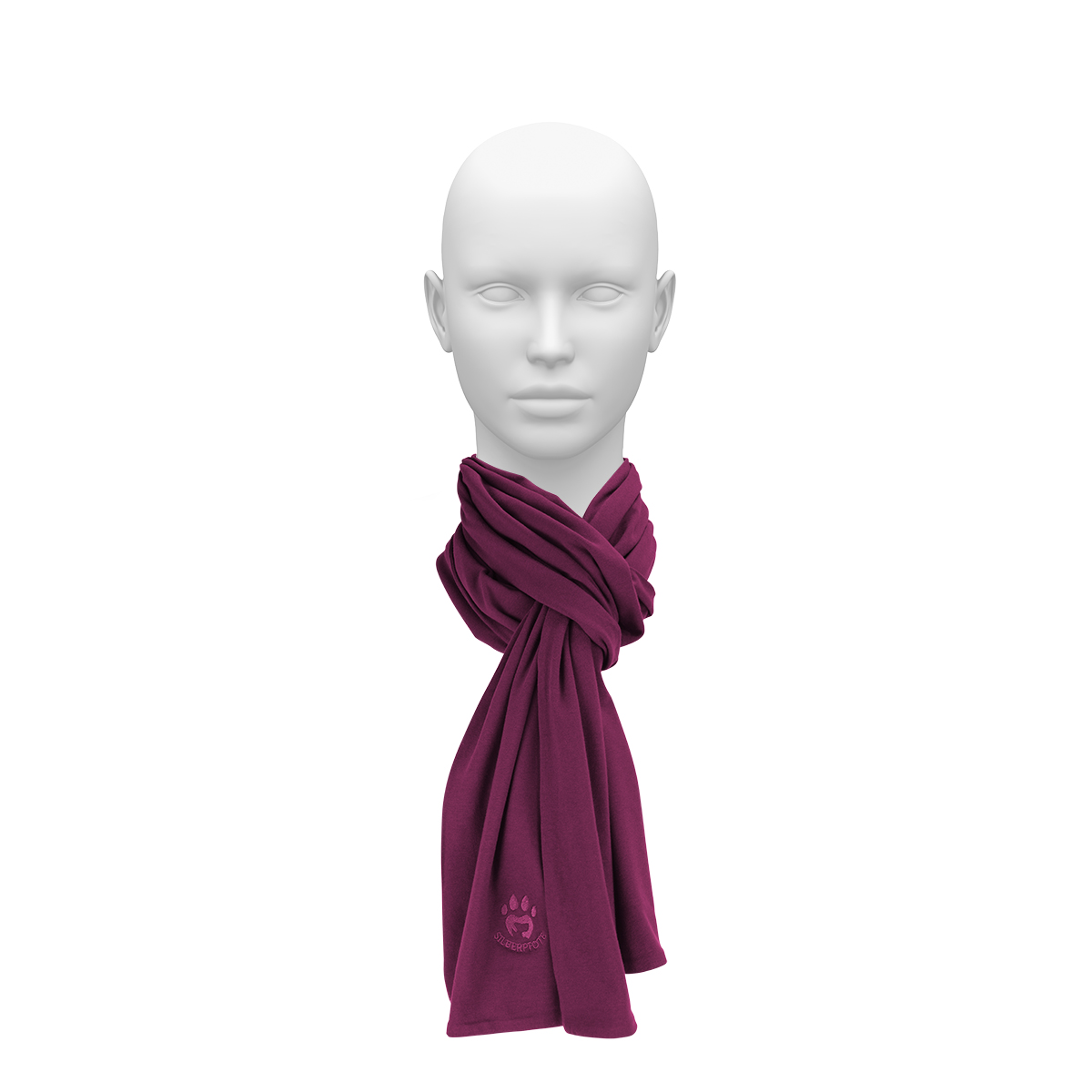 Schal Unisex Scarf Burgundy, bordeaux