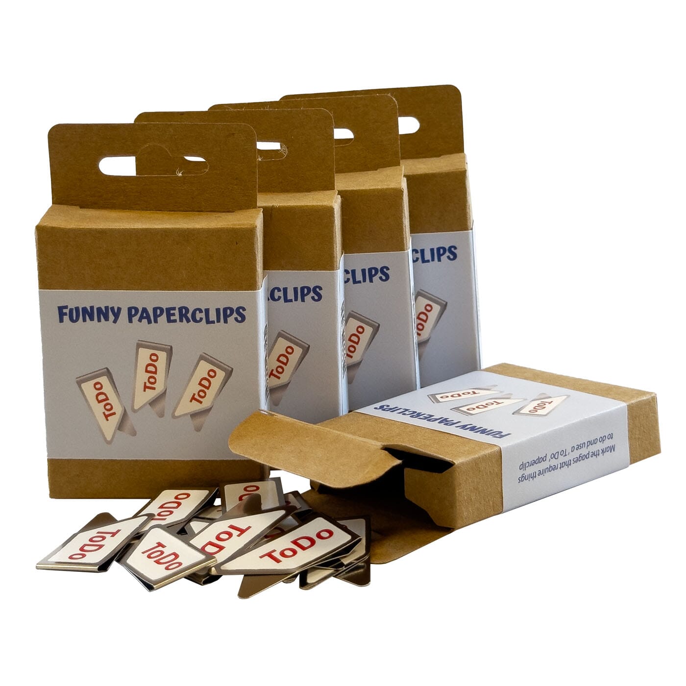 To Do Büroklammer in Blisterverpackung