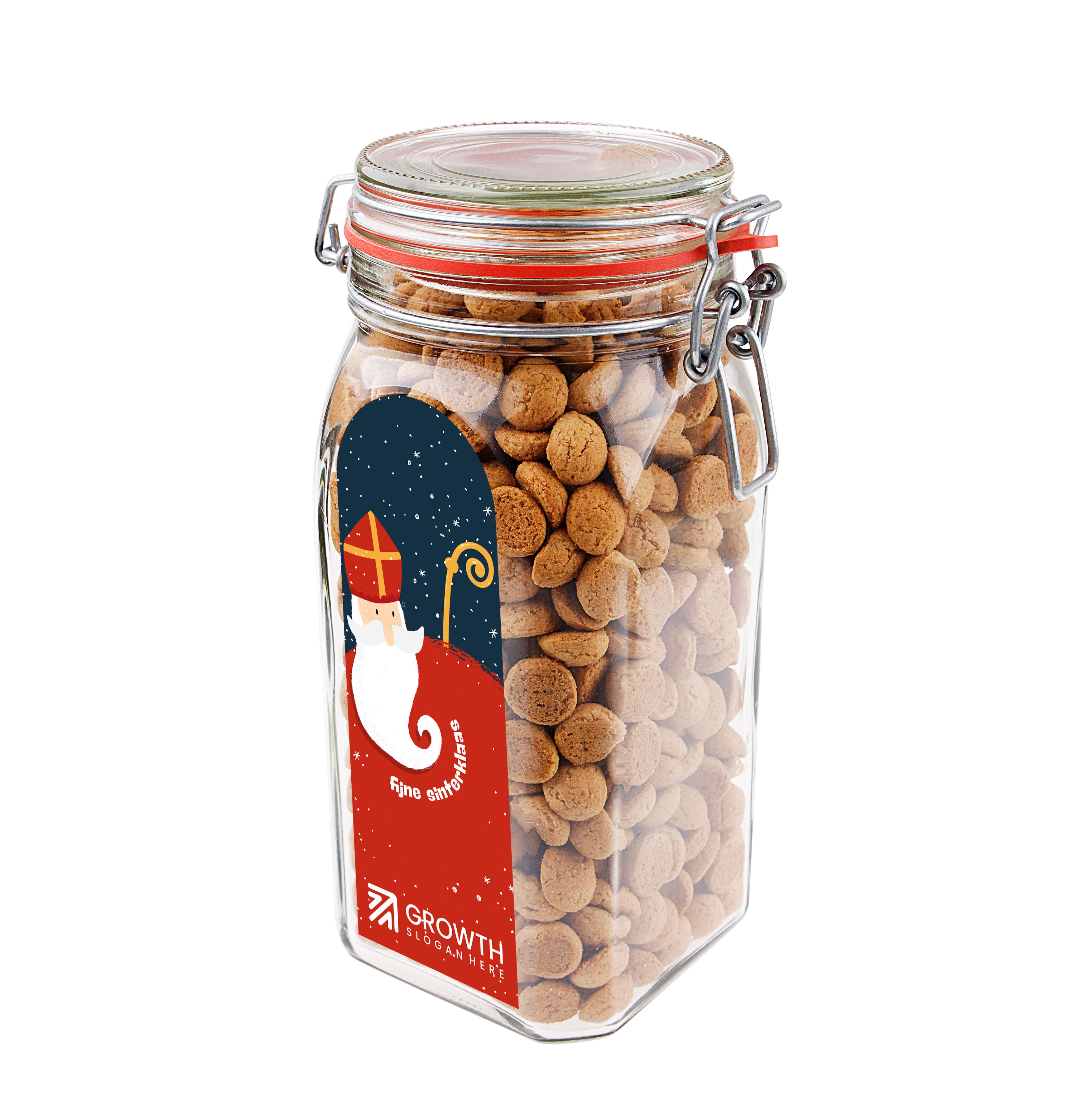 Großes Weckglas 1,5 L mit Süßigkeiten