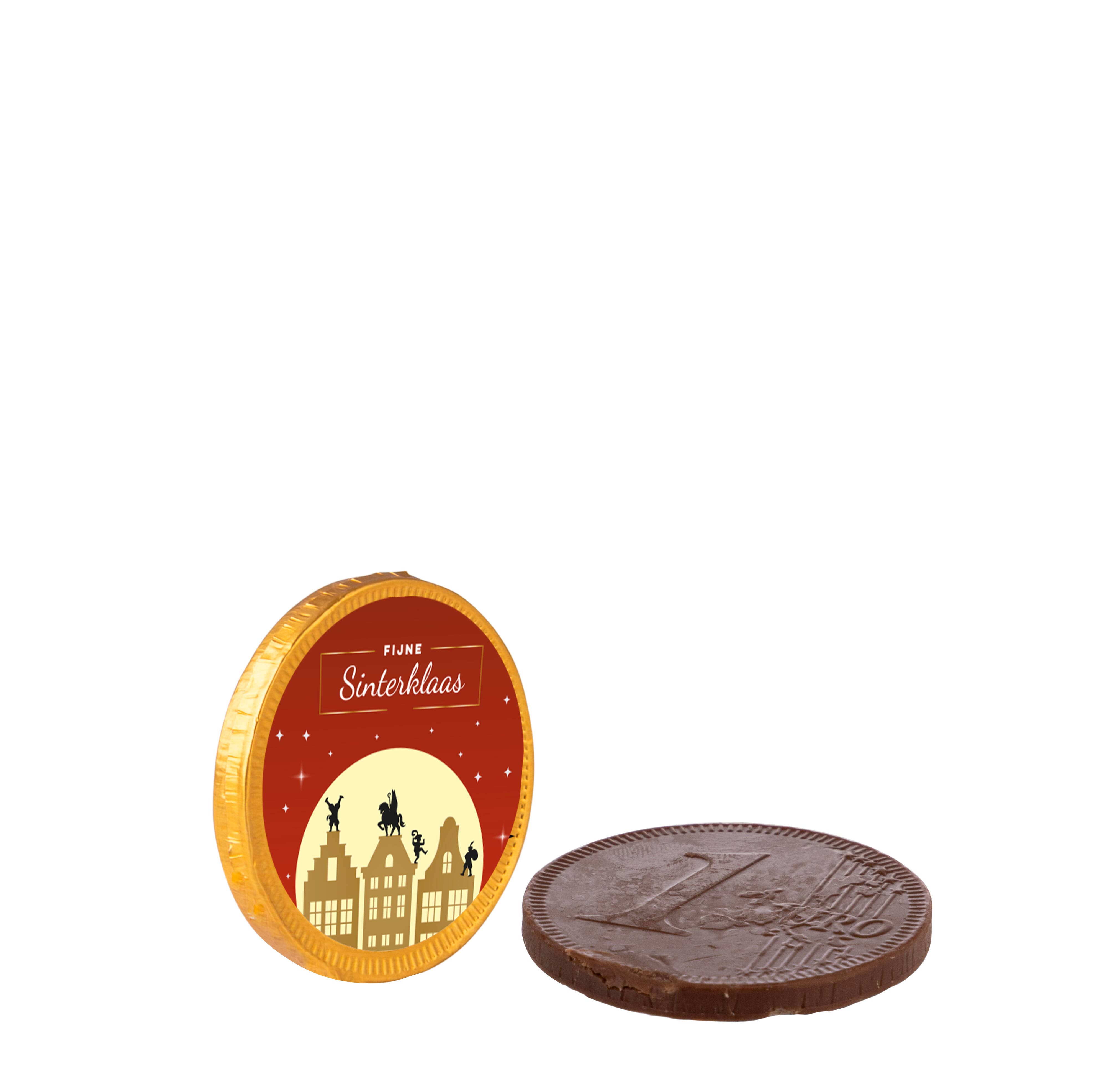 Kleine Schokoladen-Münze
