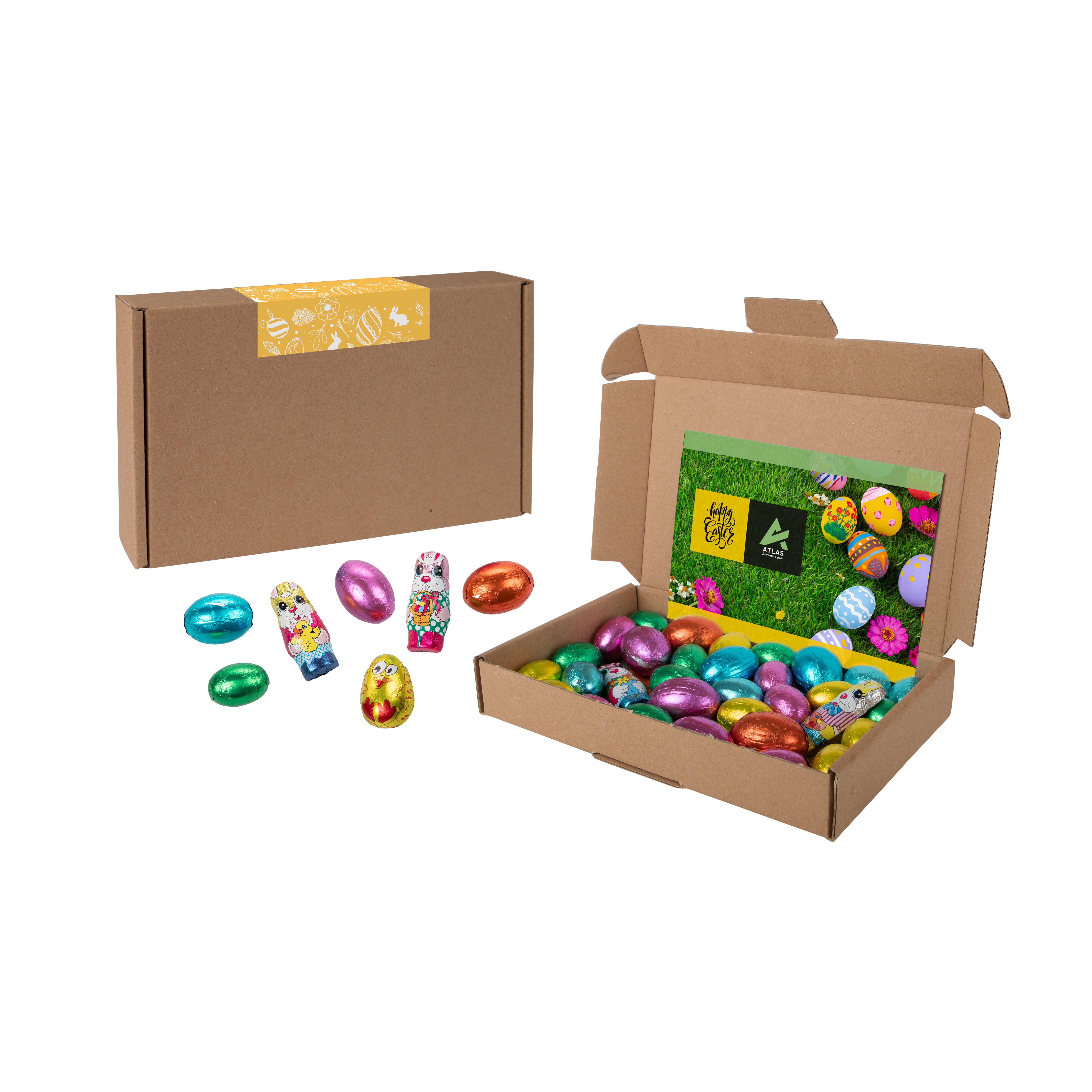 Fröhliche Ostern Box Schokolade Mix