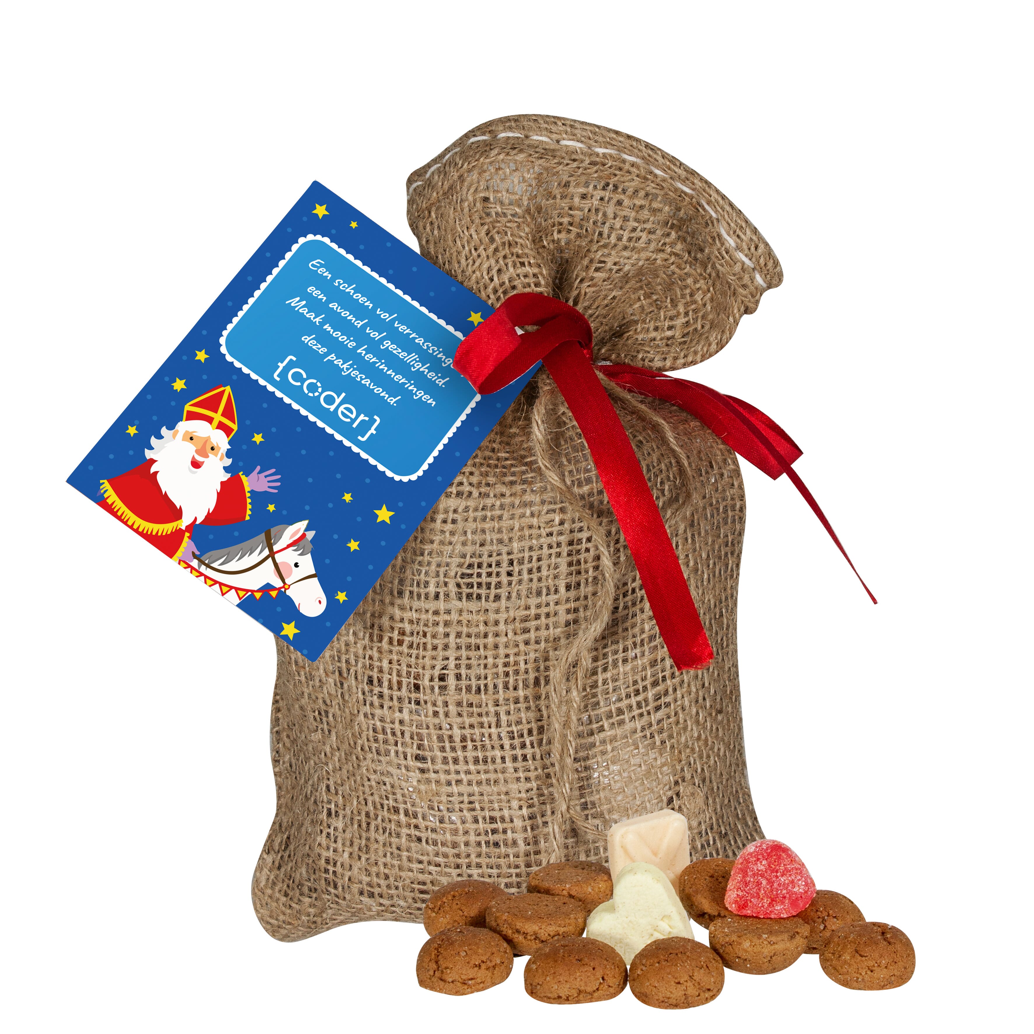 Jute Sack mit "Strooigoed"