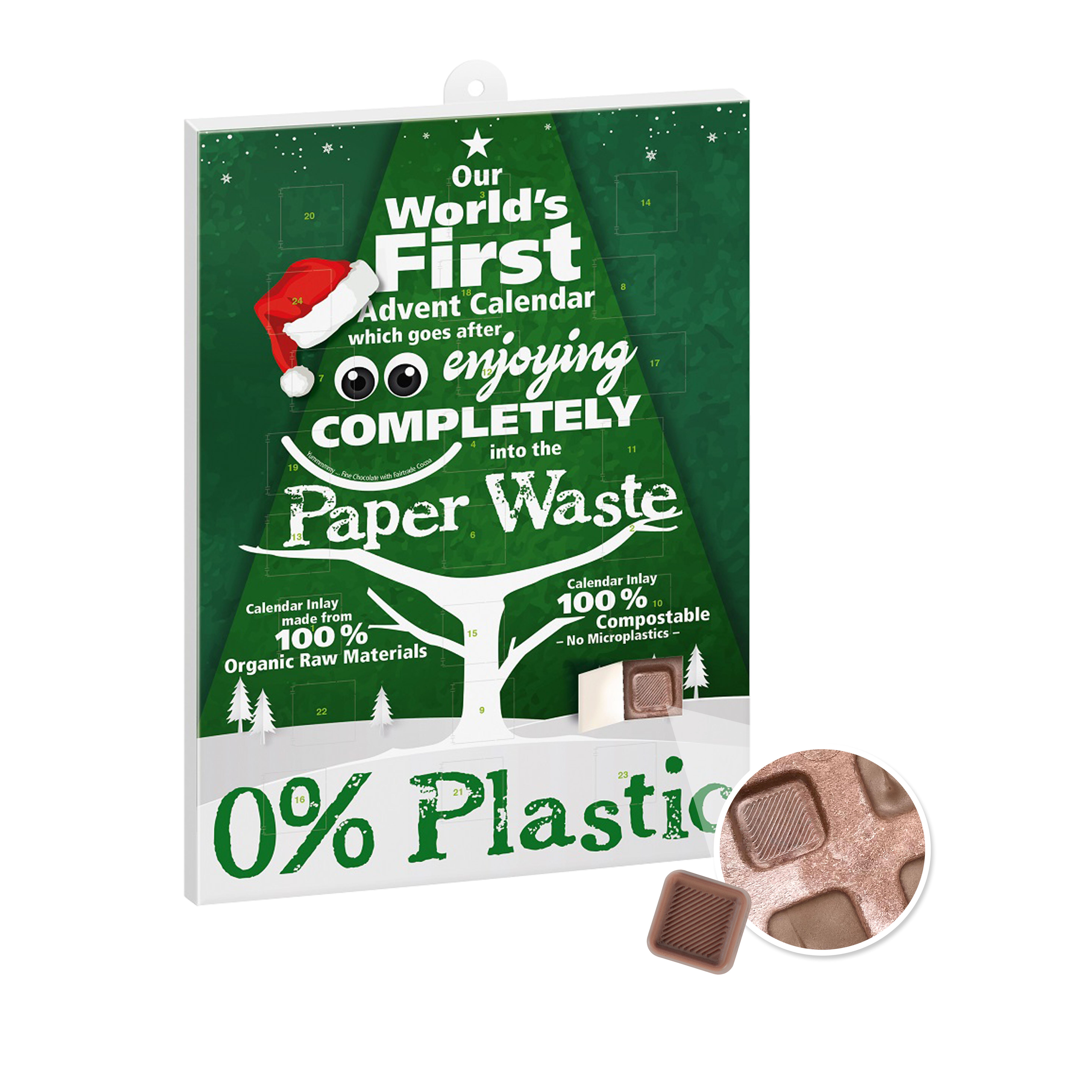 Reinpapier A4 Adventskalender