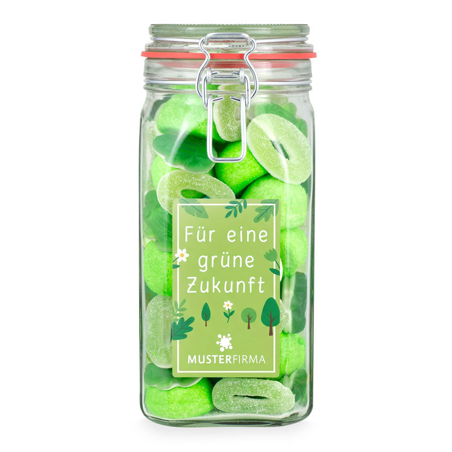 Bügelglas L grün