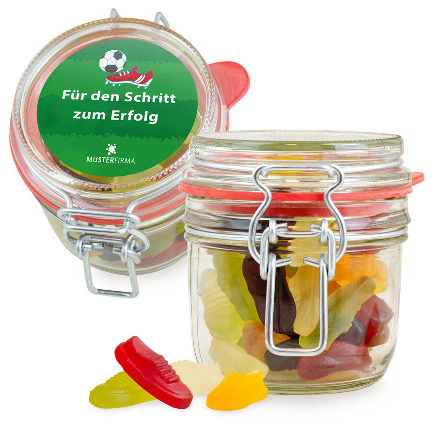 Bügelglas Schuhe