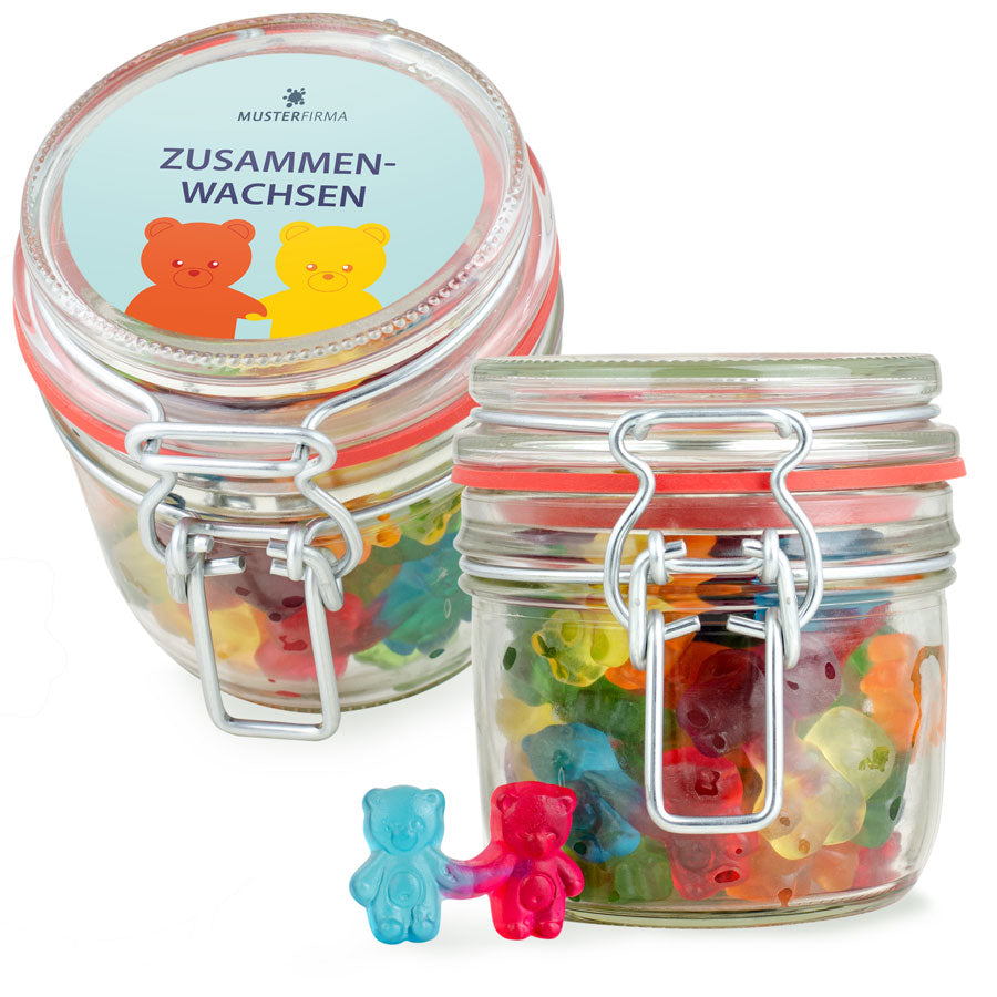 Bügelglas S Pärchen Bärchen