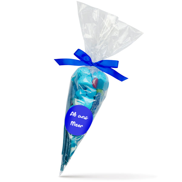 Spitztüte M blau