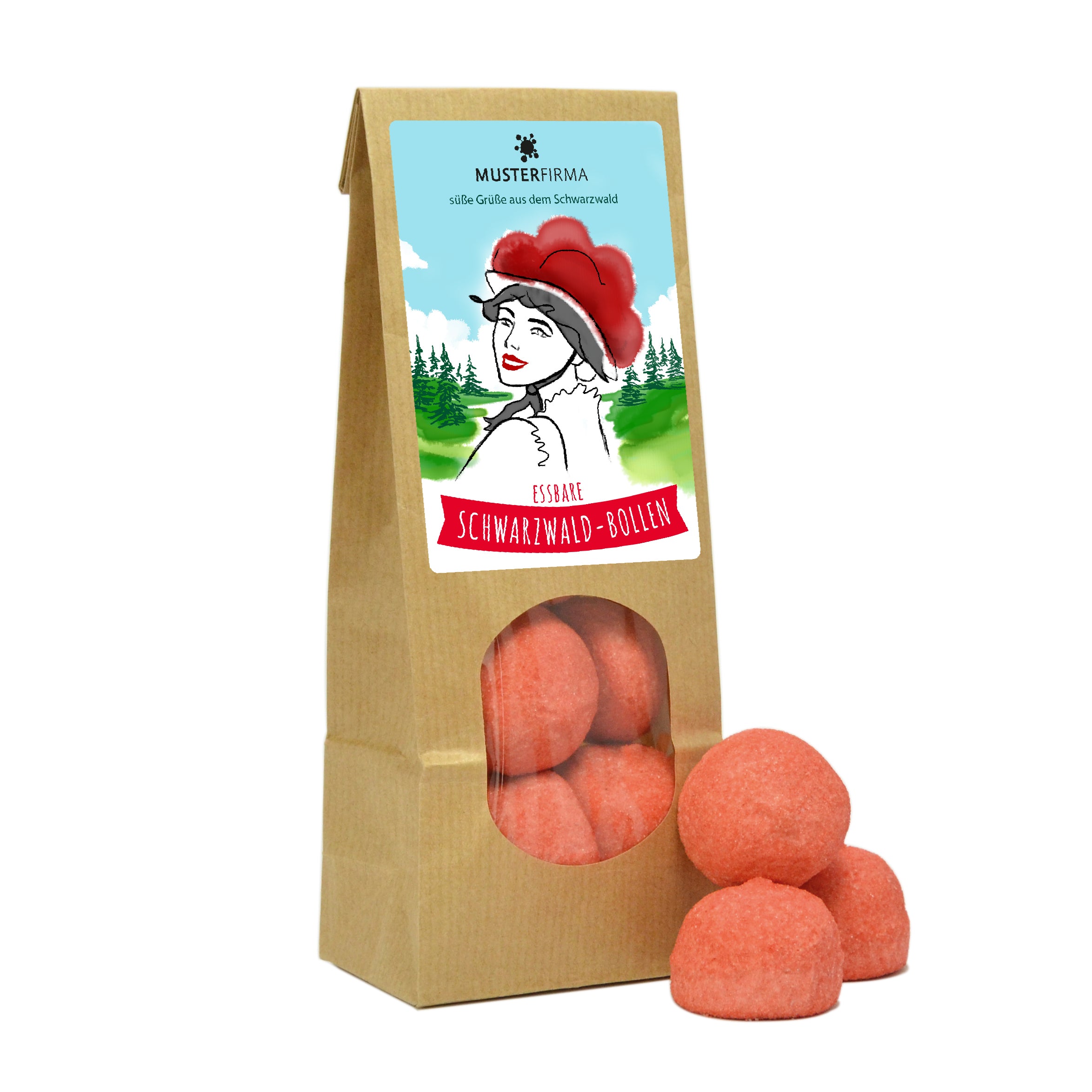 Essbare Schwarzwaldbollen