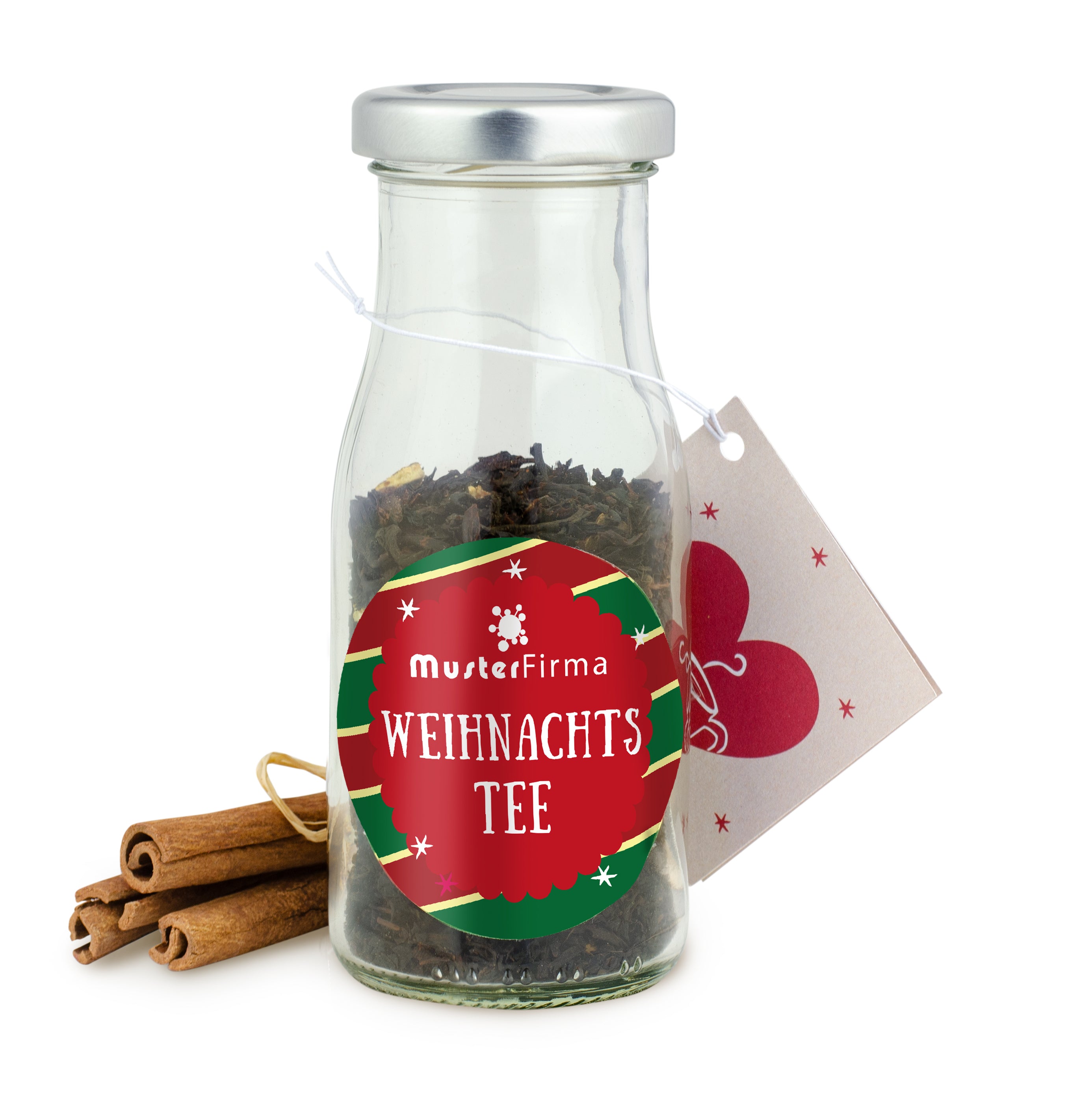 DIY Flasche Weihnachtstee