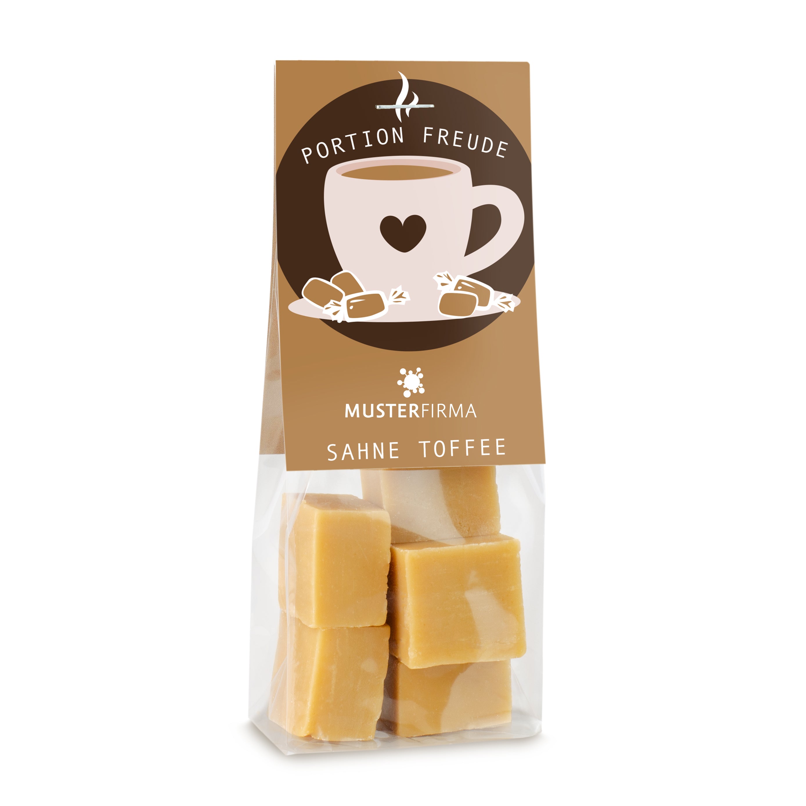 Naschbeutel Sahne Toffee