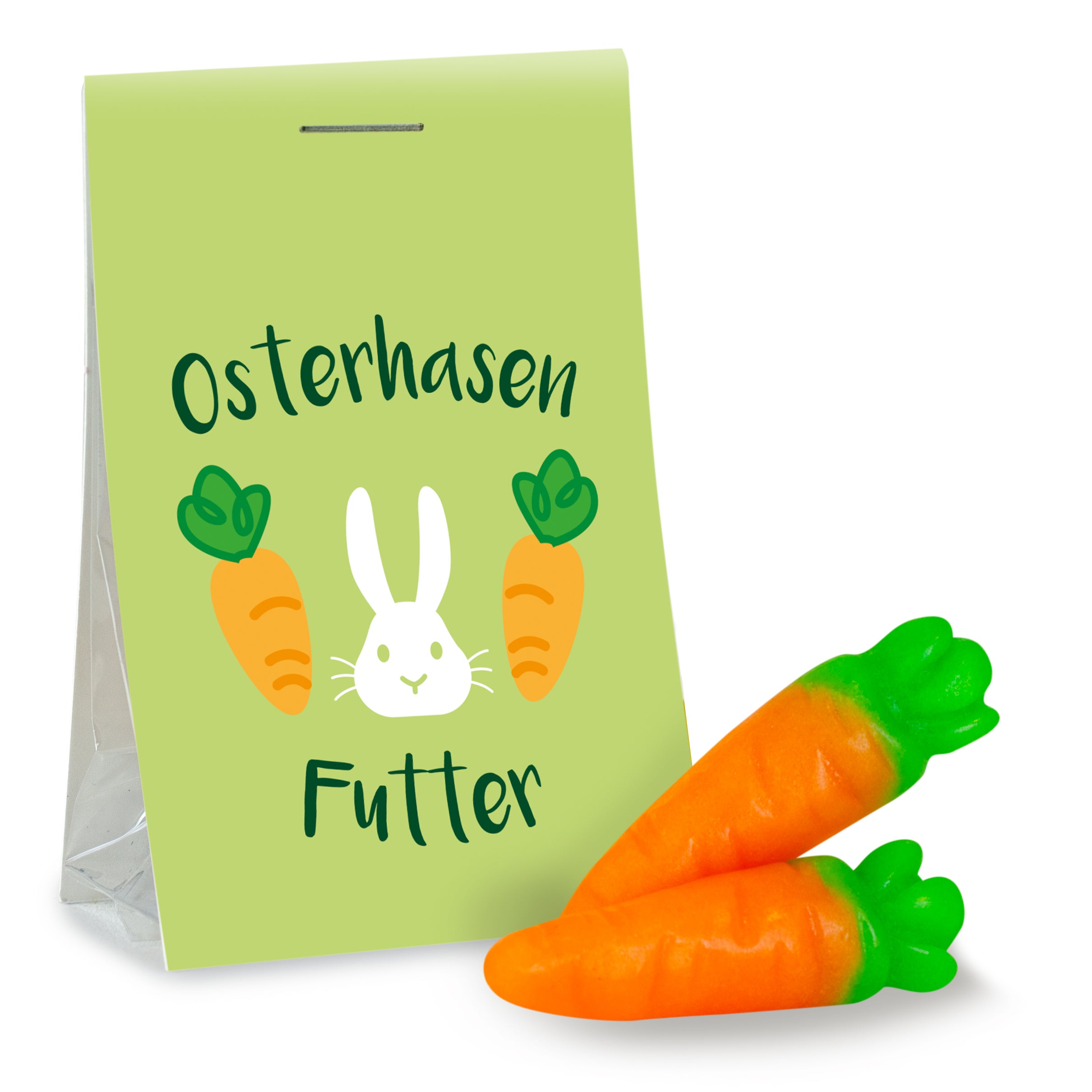 Naschtaschen Fruchtgummi Karotten