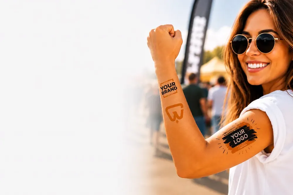 Werbetattoos zum Aufkleben, Mr. Werbemittel